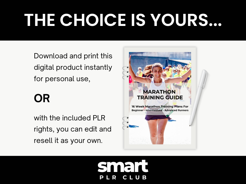 Marathon Training Guide - For personal use OR rebrand and resell with PLR
