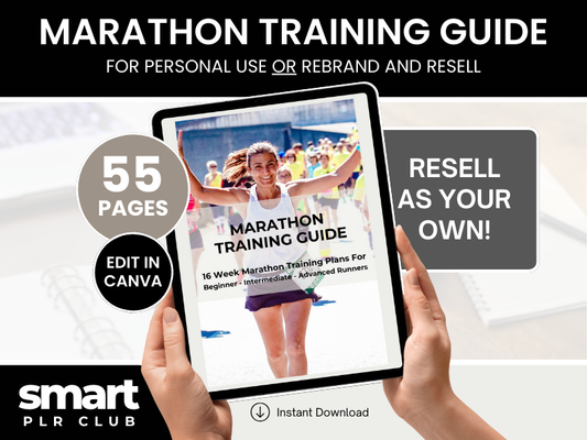 Marathon Training Guide - For personal use OR rebrand and resell with PLR