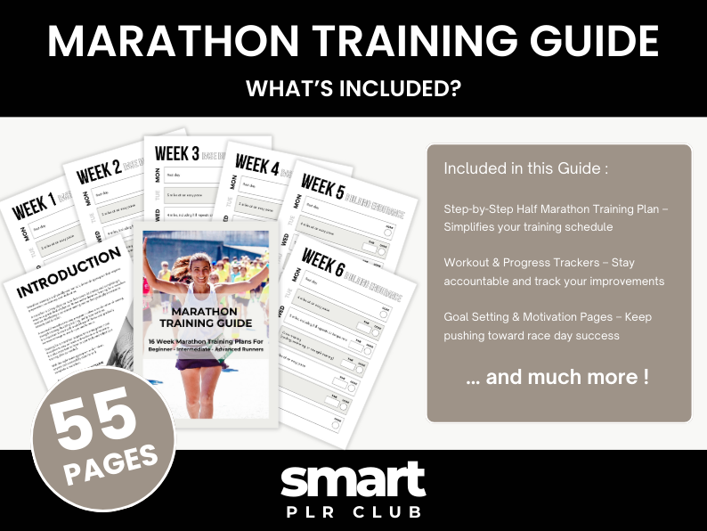Marathon Training Guide - For personal use OR rebrand and resell with PLR